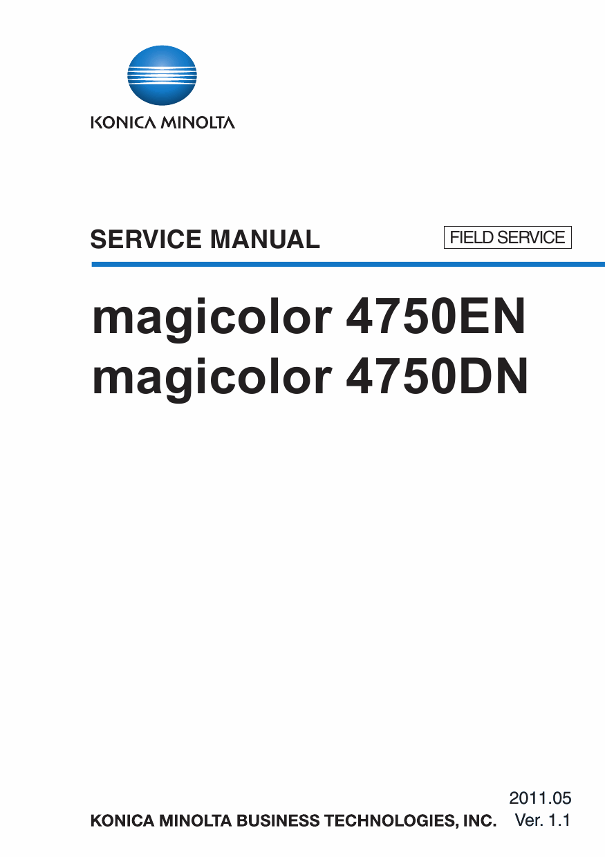 Konica-Minolta magicolor 4750EN 4750DN FIELD-SERVICE Service Manual-1